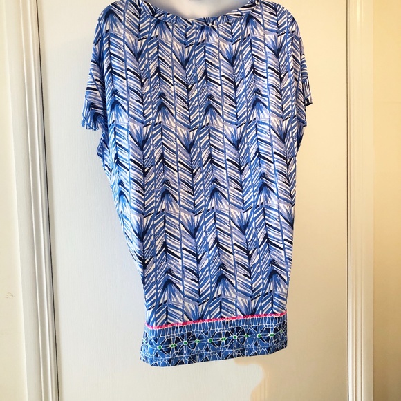 NWT Lilly Pulitzer Style Name: Lowe Dress Colour: Lapis Blue Size: Large - Picture 5 of 14